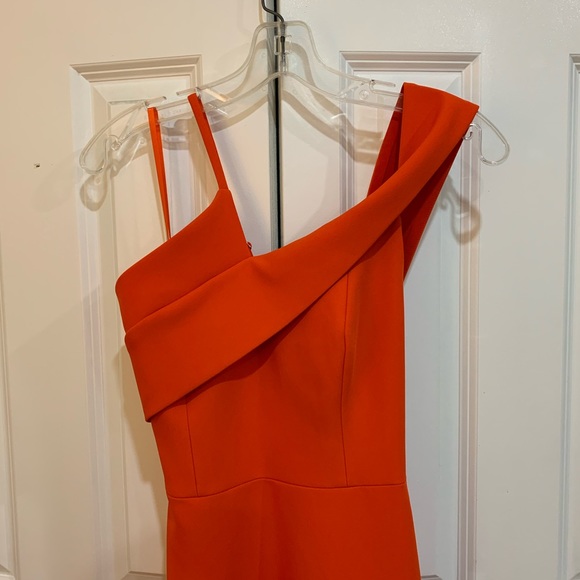 BCBG MAXAZRIA ELEGANT DRESS ORANGE - Picture 2 of 3